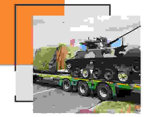 Перевозка военной техники в донском